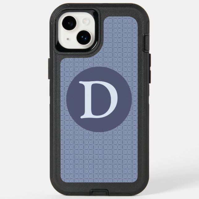 circular shapes seamless pattern otterbox iPhone case (Back)