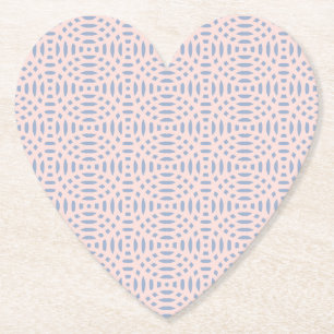 circular shapes seamless pattern paper coaster