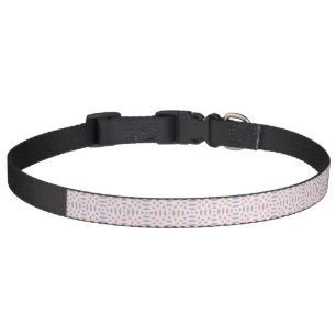 circular shapes seamless pattern pet collar