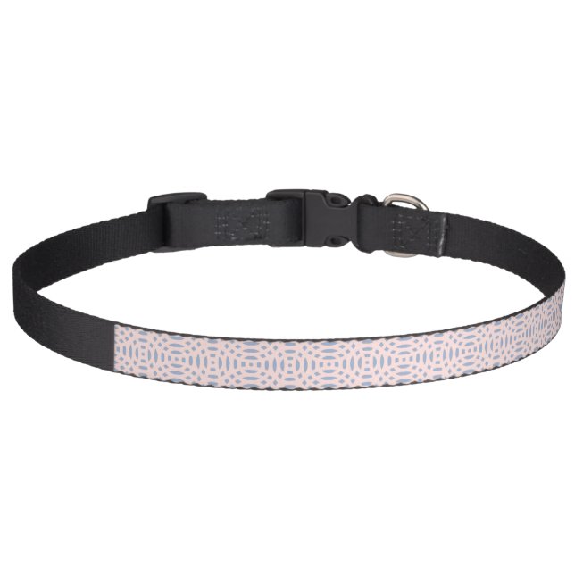 circular shapes seamless pattern pet collar (Front)