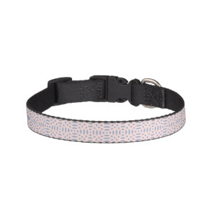 circular shapes seamless pattern pet collar