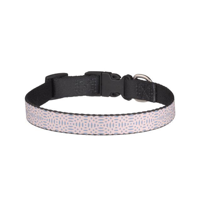 circular shapes seamless pattern pet collar (Front)
