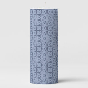 circular shapes seamless pattern pillar candle