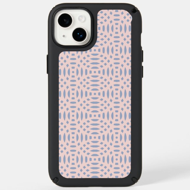 circular shapes seamless pattern speck iPhone case (Front)
