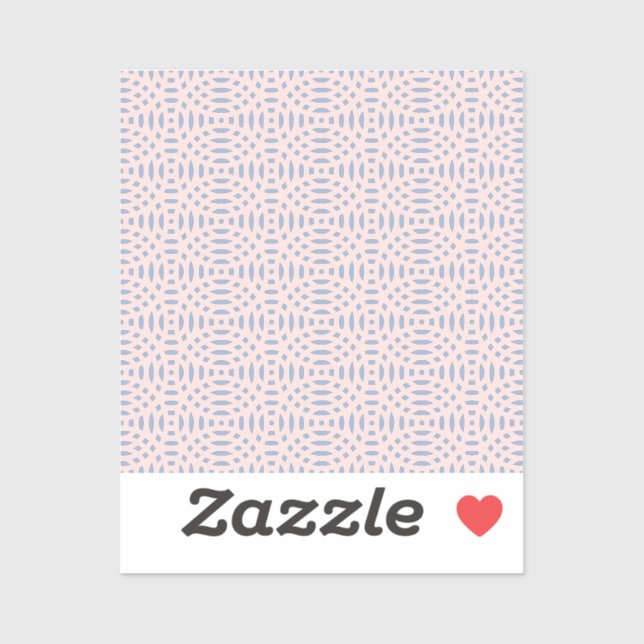 circular shapes seamless pattern sticker (Sheet)
