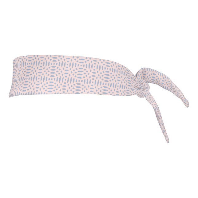 circular shapes seamless pattern tie headband (Rotate 90)