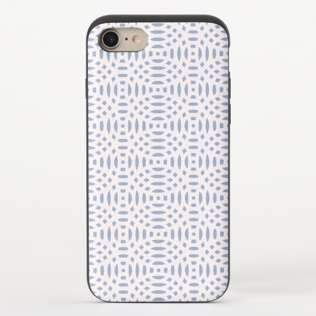 circular shapes seamless pattern uncommon iPhone case (Back)
