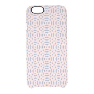 circular shapes seamless pattern clear iPhone 6/6S case