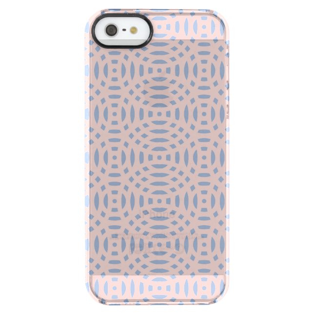 circular shapes seamless pattern uncommon iPhone case (Back)