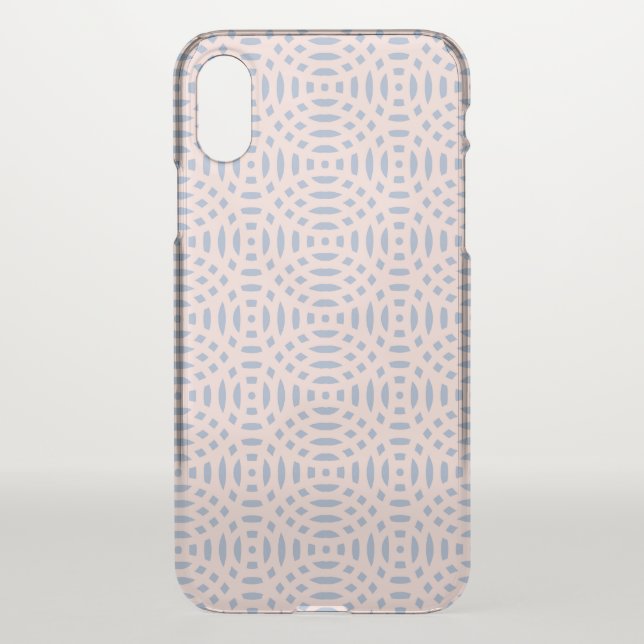 circular shapes seamless pattern uncommon iPhone case (Back)