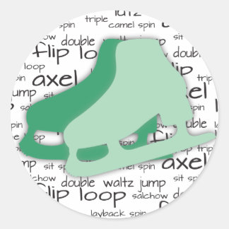 Circular Skating Sticker