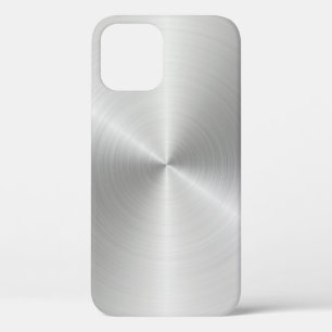 Circular slabs metal iron iPhone 12 case