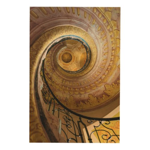 Circular spiral staircase Austria Wood Wall Decor