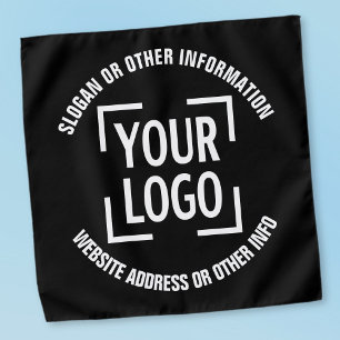 Circular Text Template & Your Logo/Image Bandana