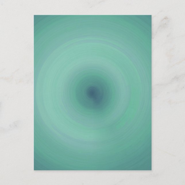 Circular Texture Background - Teal Postcard (Front)