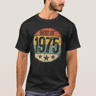 Circular Vintage Best Of 1975 50 Year Old Gift T-Shirt