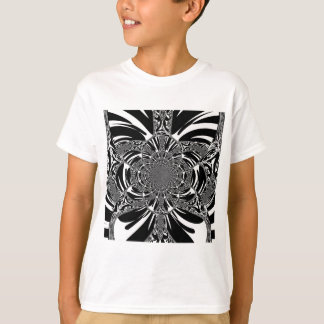 Circular Zebra Kaleidoscope Art Print T-Shirt