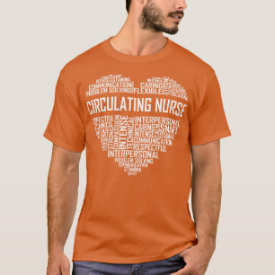 Circulating Nurse Heart T-Shirt