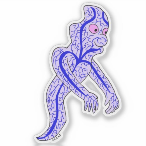 Circulatory ghost sticker