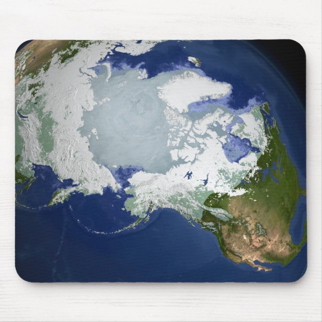 Circum-Arctic permafrost Mouse Pad (Front)