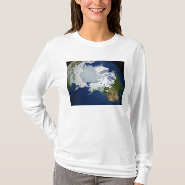 Circum-Arctic permafrost T-Shirt (Front)