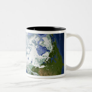 Circum-Arctic permafrost Two-Tone Coffee Mug