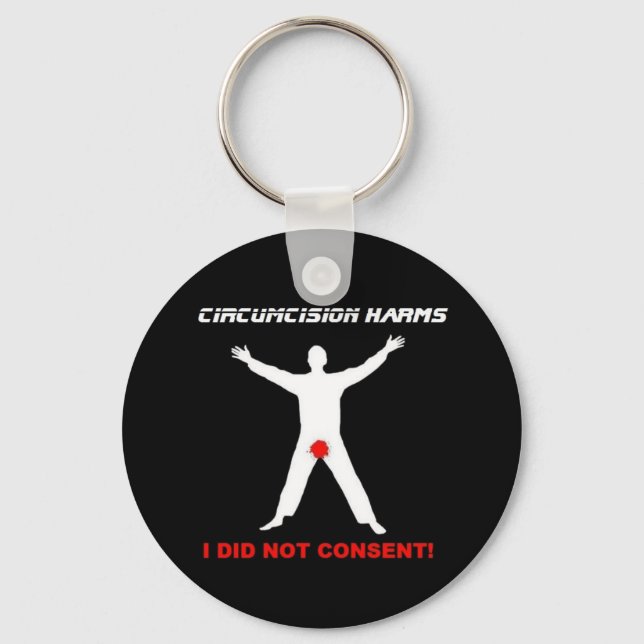 Circumcision Harms Keychain (Front)