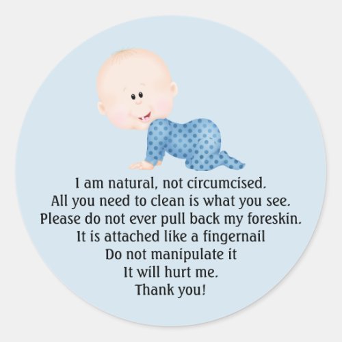 Circumcision reminder Stickers for Newborns Family