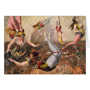 Circus-1890 - distressed cards