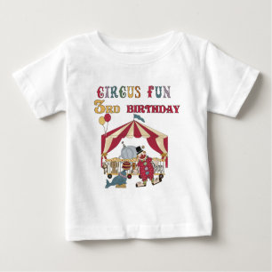 Circus 3rd Birthday Tshirts and Gifts