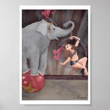 Circus Act Art Print Suitable for Framing Miranda