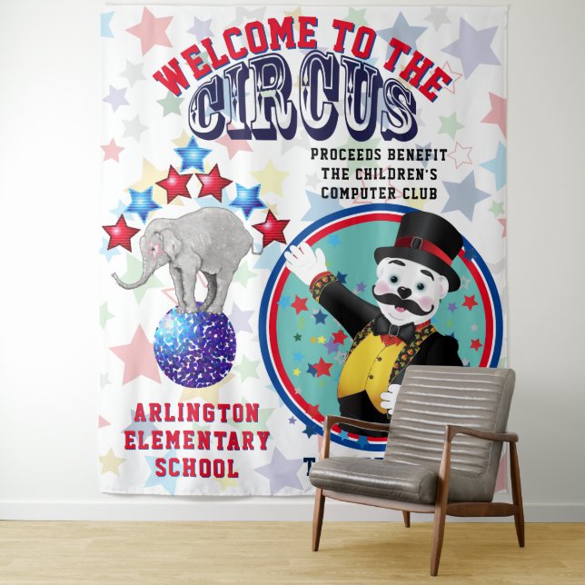 Circus Advertisement Backdrop (In Situ)