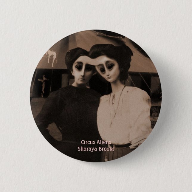 Circus Aliens Button (Front)