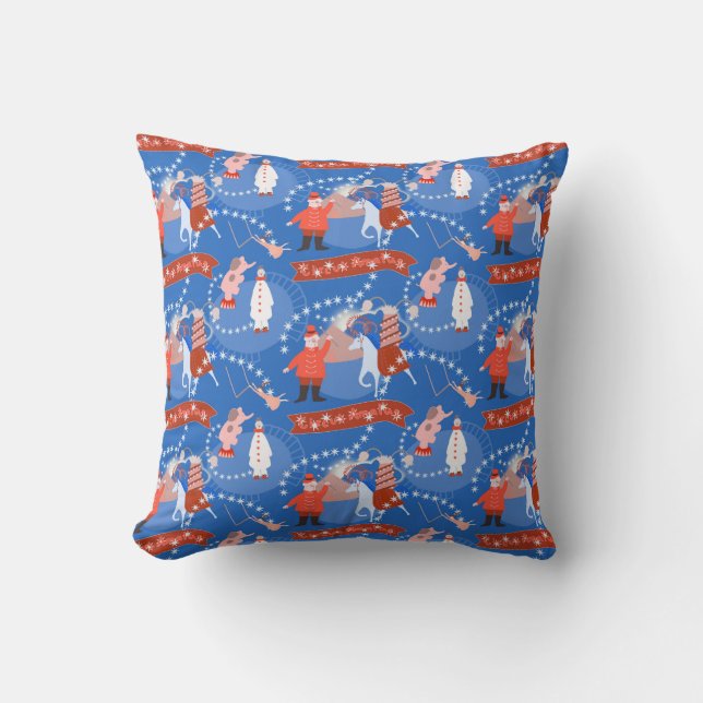 Circus Amalus  Throw Pillow (Front)