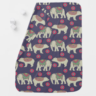 CIRCUS ANIMALS BABY BLANKET