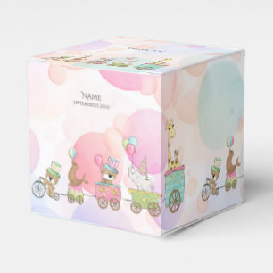 Circus Animals Favor Box