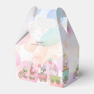 Circus Animals Favor Box