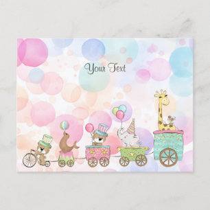 Circus Animals Postcard