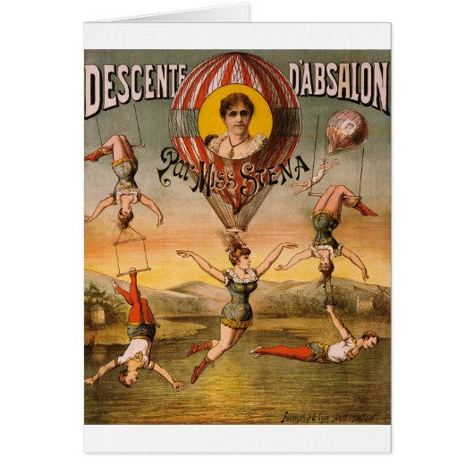 circus art cards (Front)