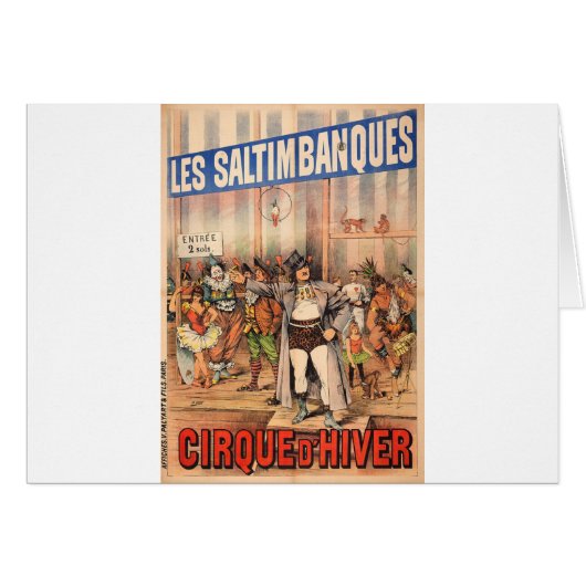 circus art cards (Front Horizontal)