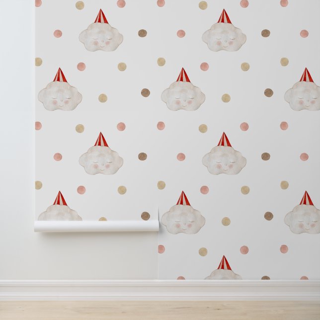 Circus Baby Nursery wallpaper Wallpaper (Application)