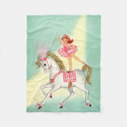 Circus Ballerina Acrobat Girl Horse Blanket