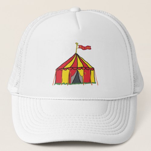 Circus Big Top Tent Trucker Hat