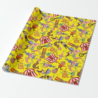 Circus Big Top Wrapping Paper