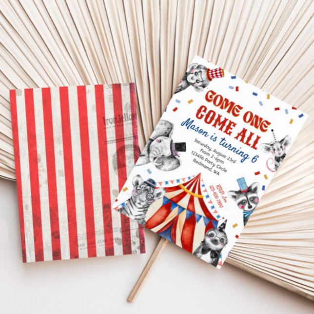 Circus Birthday Invitation | Carnival Invitation (Creator Uploaded)