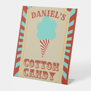 Circus Birthday Party Food Pedestal Sign
