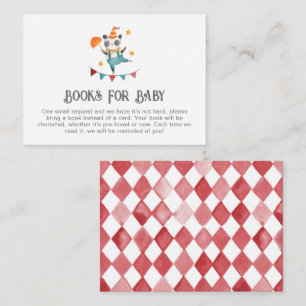Circus Books For Baby Card Carnival Baby Shower