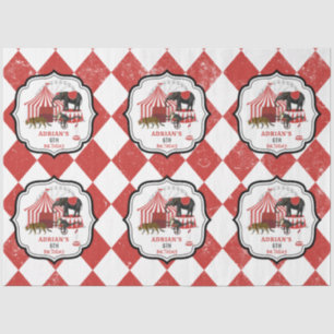 Circus Carnival Festival Theme Big Top Birthday Tissue Paper