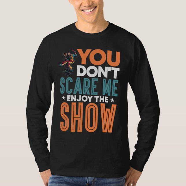 Circus Carnival Show Fancy Dress Clown T-Shirt (Front)