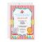 Circus Carnival Shower Invitations